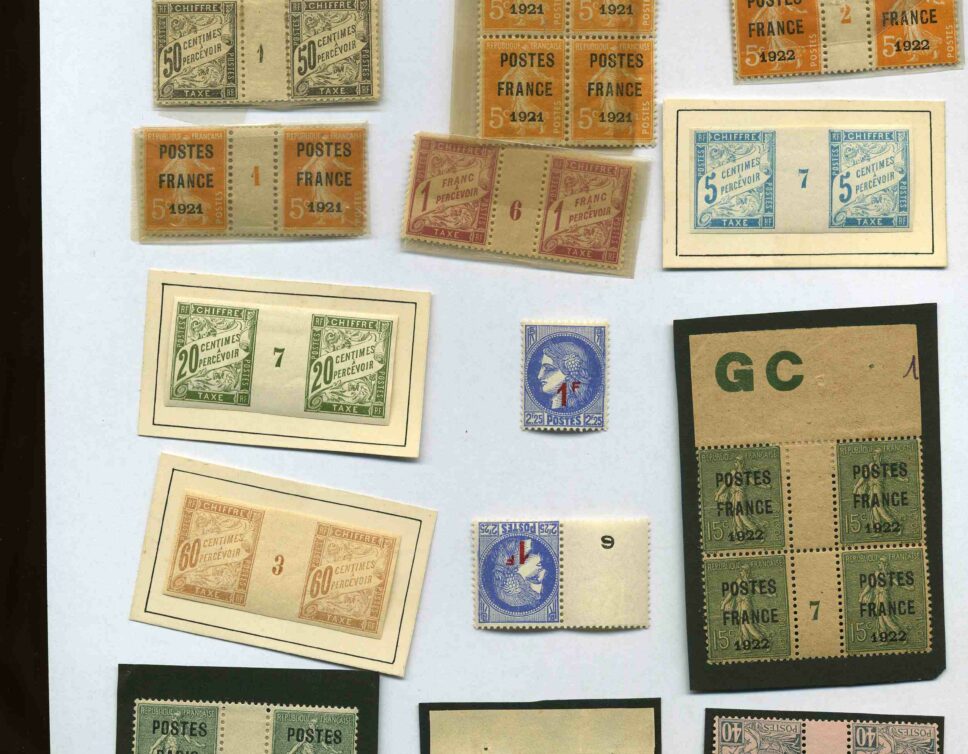 Collection timbres anciens