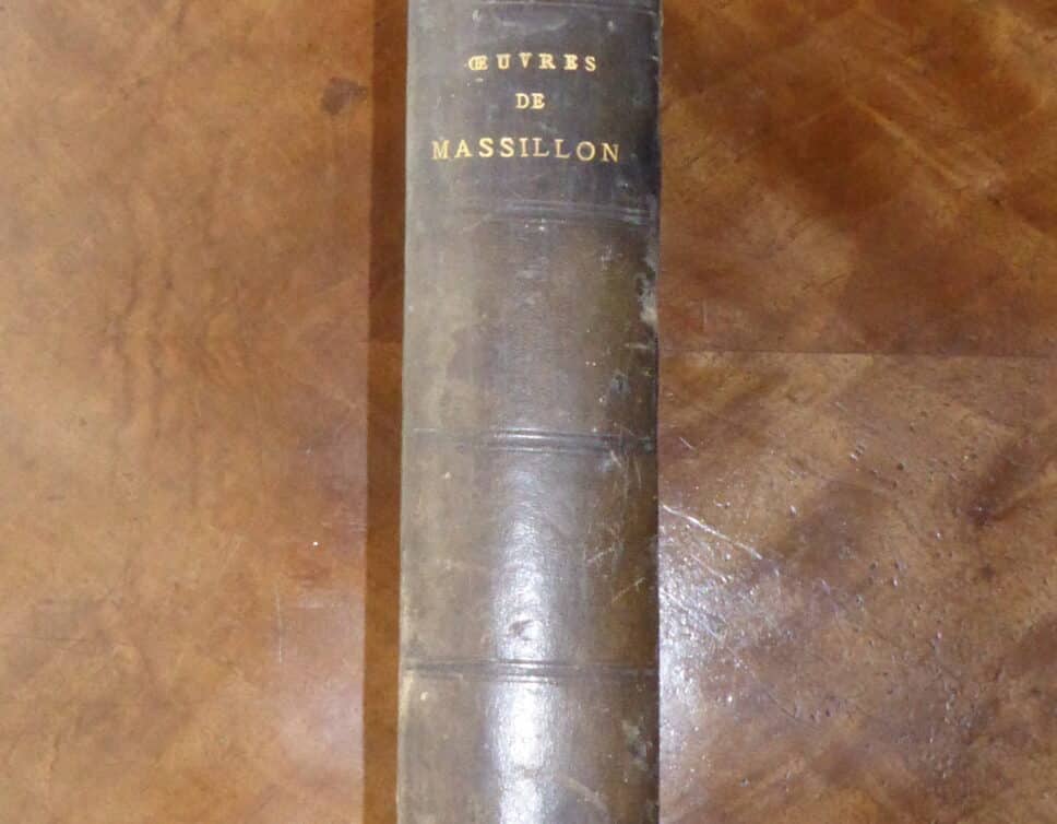 Estimation Livre, manuscrit: LIVRE OEUVRES de MASSILION  1838