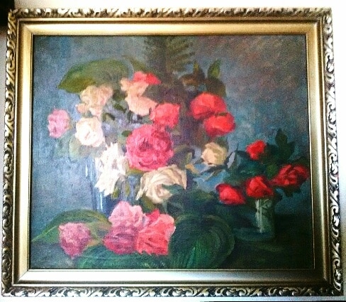 : bouquets de roses d’Erwin Duller sur toile