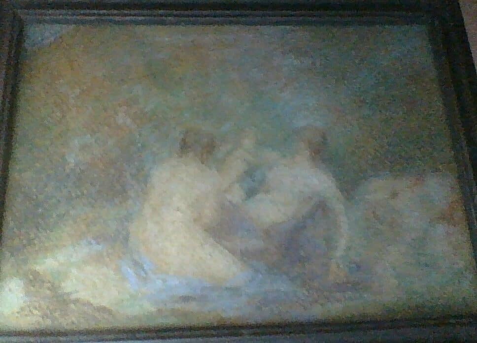 dessin pastel sèche, signé Renoir?