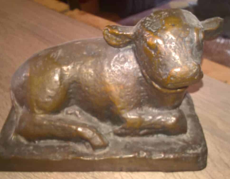 sculpture en bronze de leon idenbaum