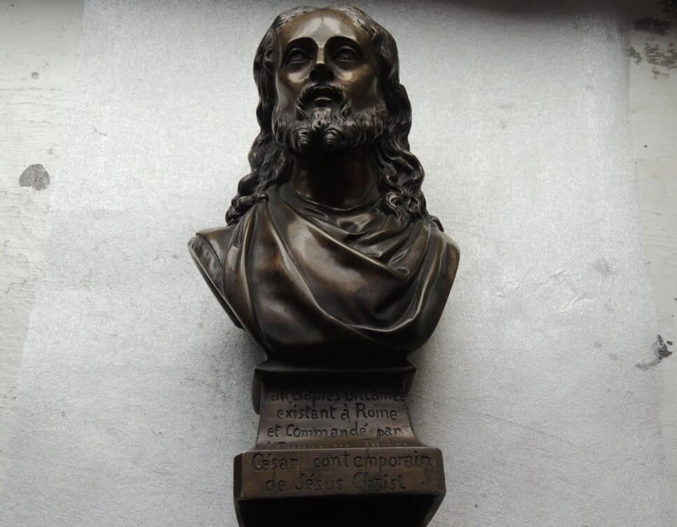 : bronze buste Jésus- Christ 1858 Vanclef