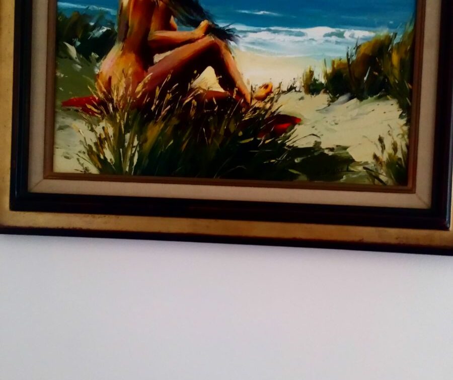 Peinture Tableau, Pastel: Femme nue de jequel