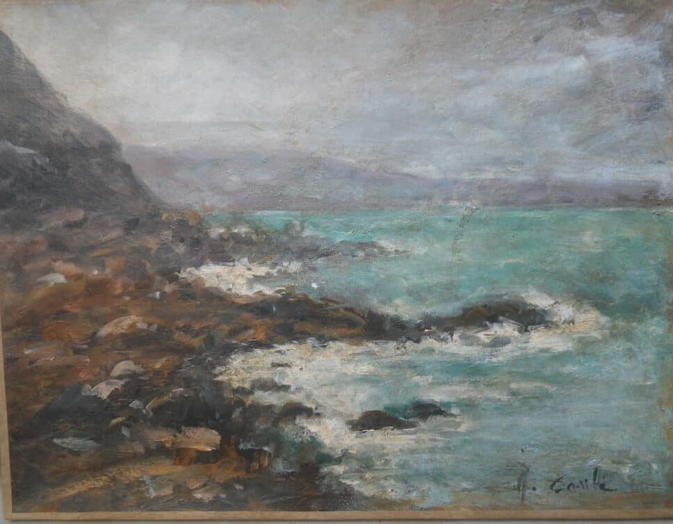 Peinture Tableau, Pastel: bord de mer