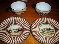 service à thé en poterie de Ciboure