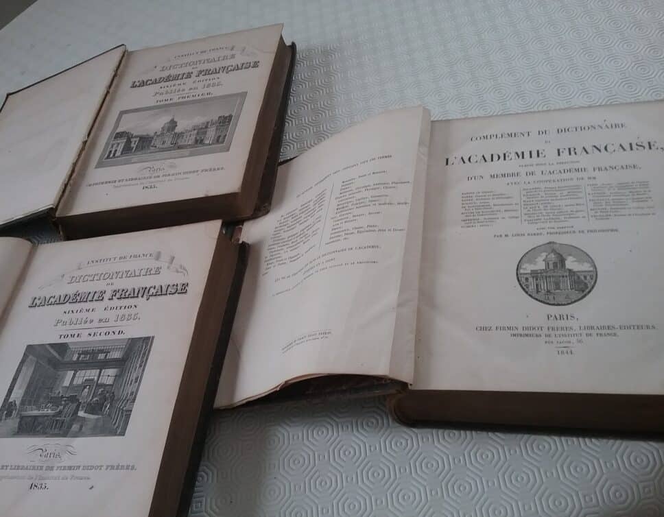 Estimation Livre, manuscrit: Dictionnaire Académie Française