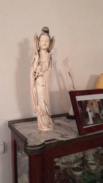 : statuette ivoire
