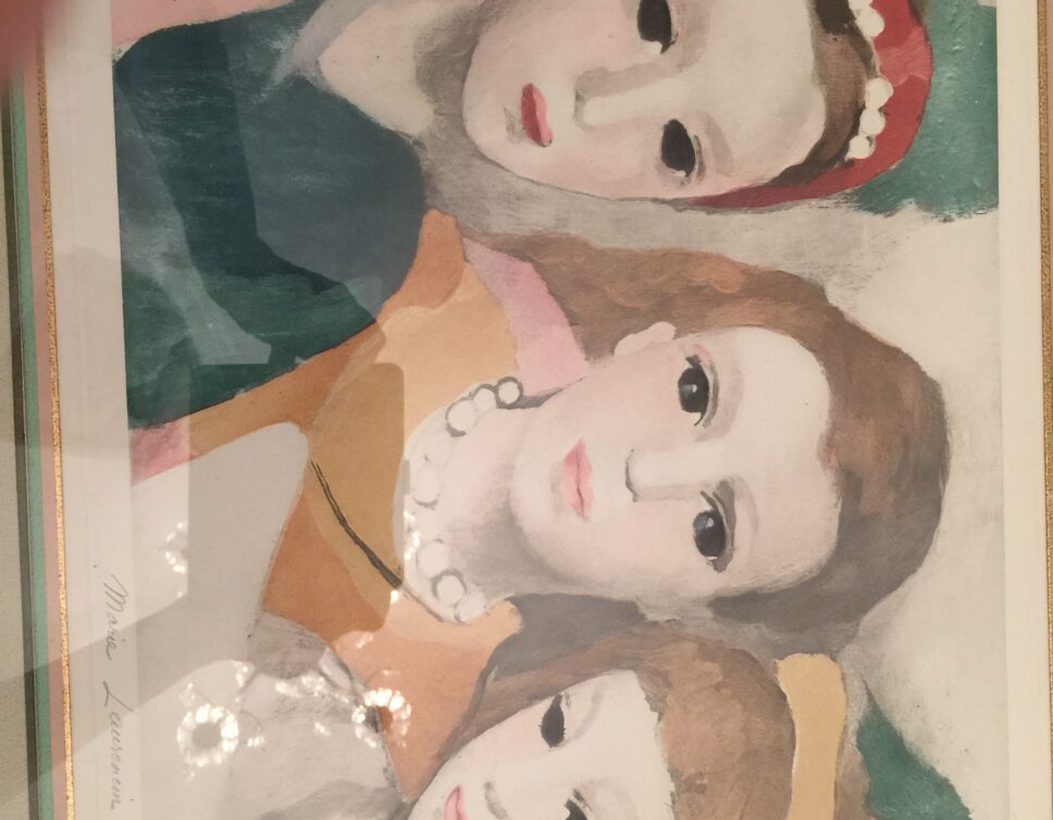 Peinture Tableau, Pastel: Les 3 jeunes filles