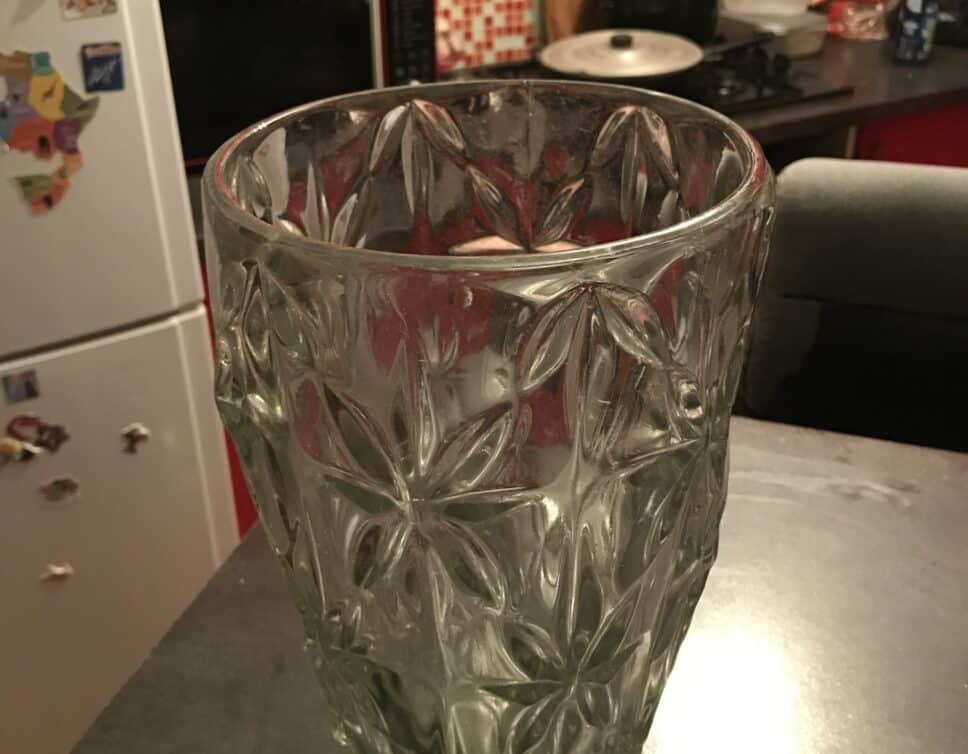 Vase en crystal