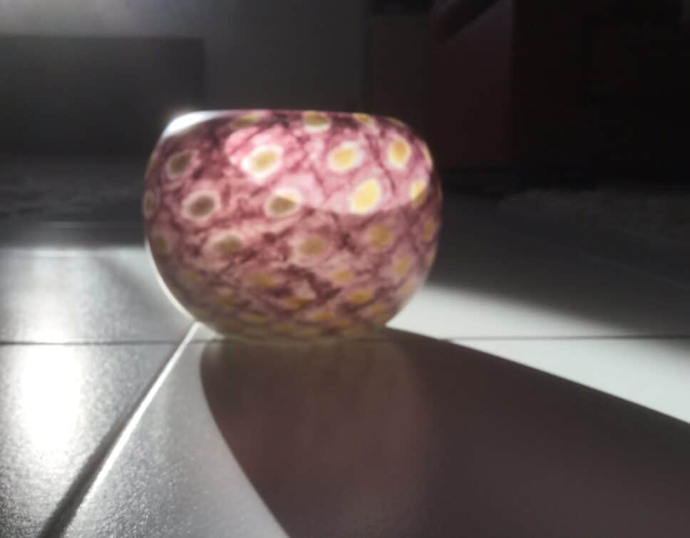 Petit vase boule Daum