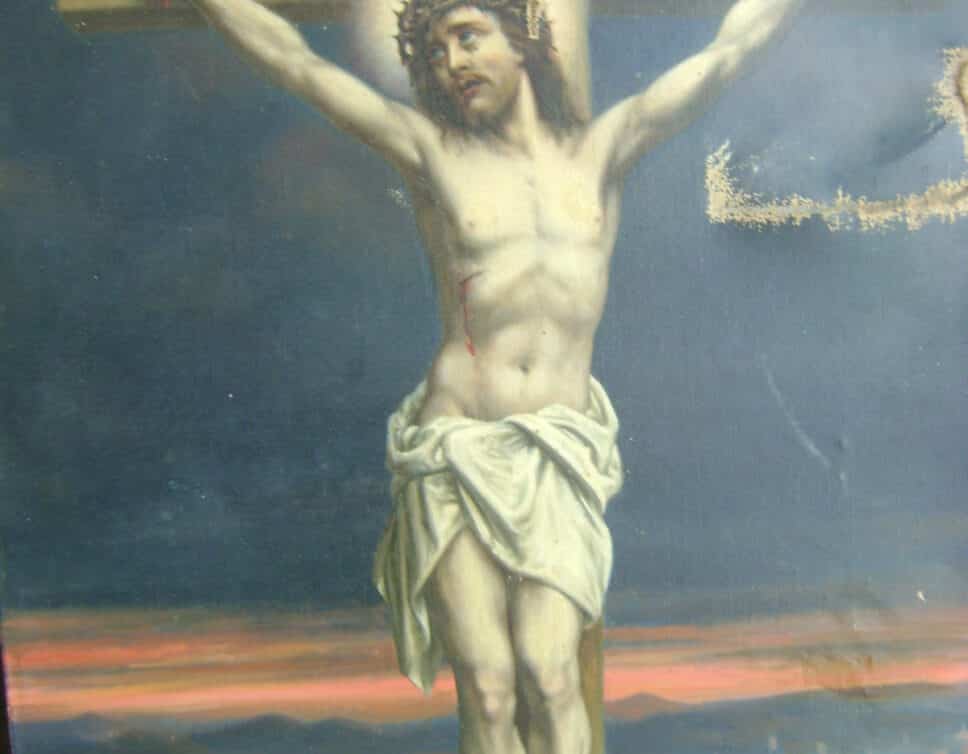 : jesus sur la croix