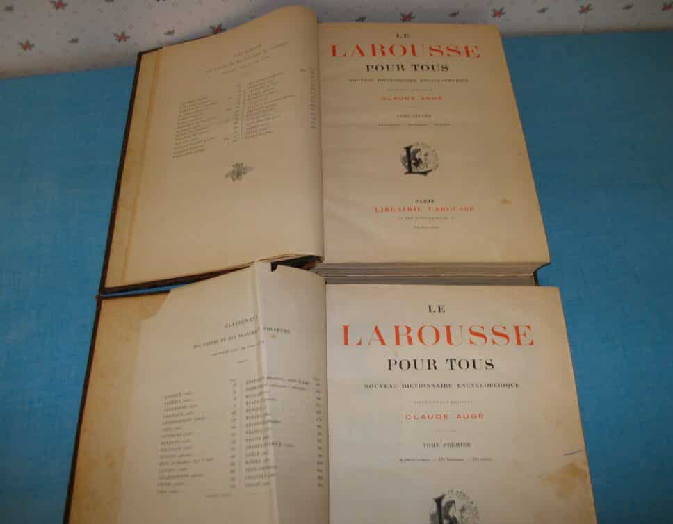 Estimation Livre, manuscrit: larousse