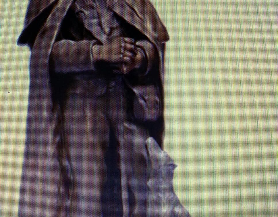 Statue bronze de Henri Fugere, les deux amis