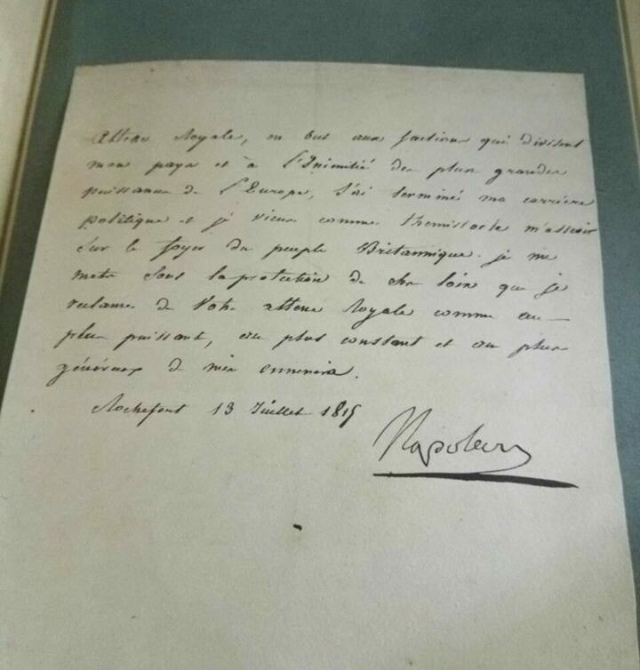 Estimation Livre, manuscrit: lettre manuscrite signé Napoleon