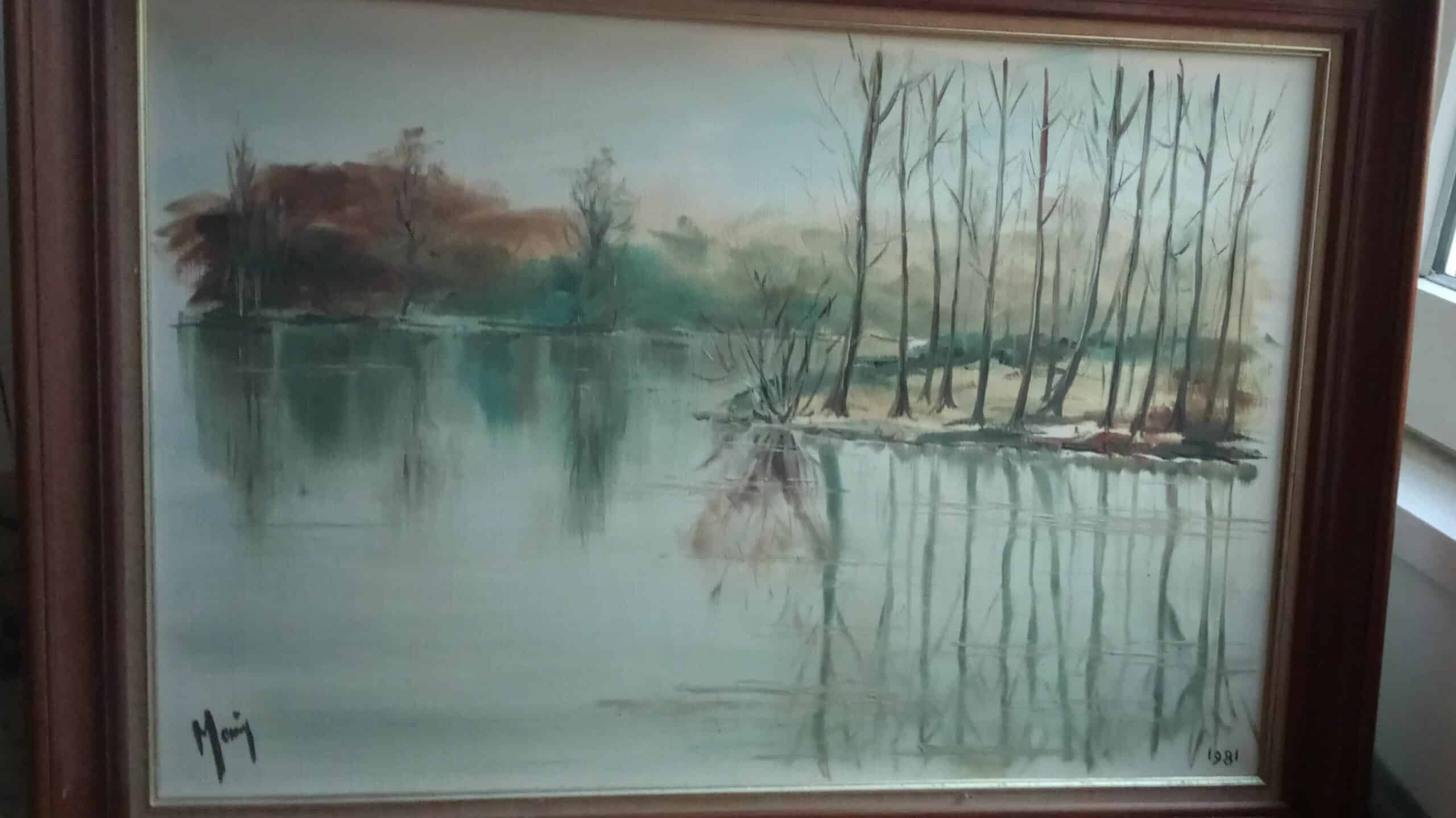 Peinture Tableau, Pastel: tableau signé Jean Monnier,