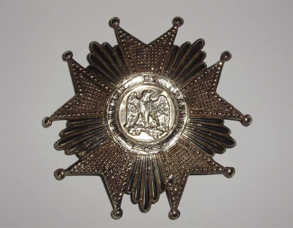 Légion d4honneur Plaque de Grand croix Second empire