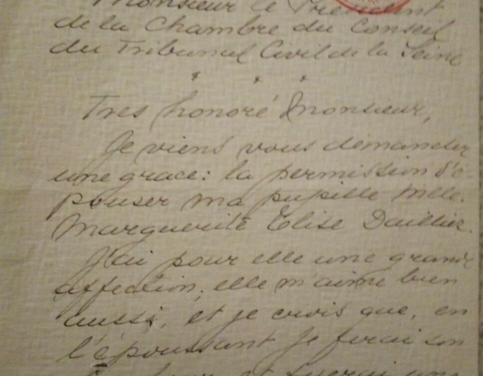 Lettre manuscrite d’Amado Nervo 1870/1919