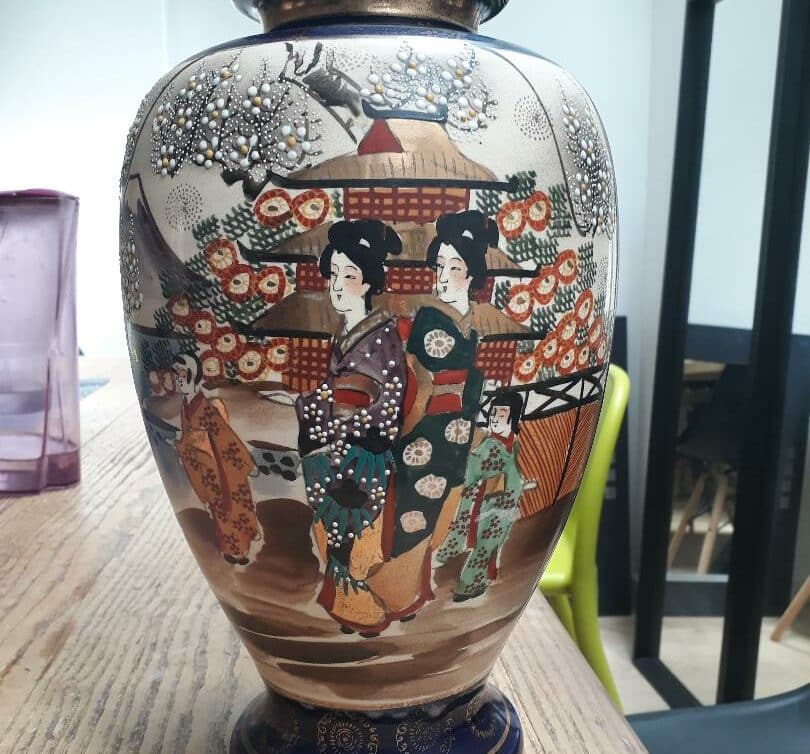 vase asiatique (chine ou japon ?)