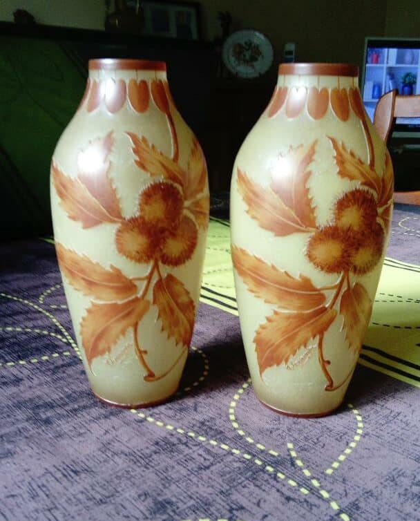 vases pâte de verre thouvenin