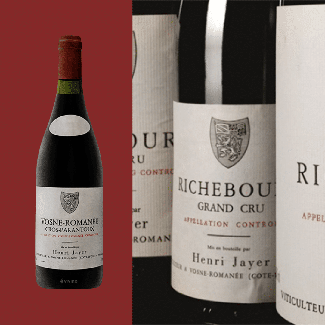 Vin Henri Jayer : estimation gratuite