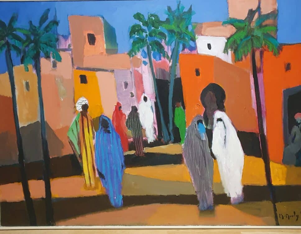 Estimation tableau original Marcel Mouly, Medina de Marrakech, 2001