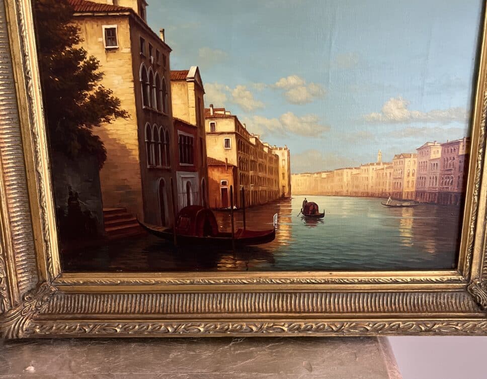 Estimation d’un tableau paysage de Venise – Dimensions 30×40