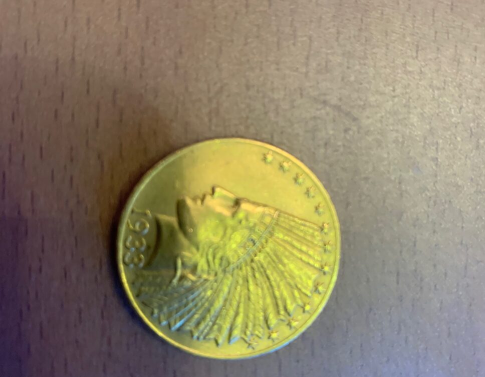 Estimation de la valeur d’une pièce de 10 dollars en or américain de 1933