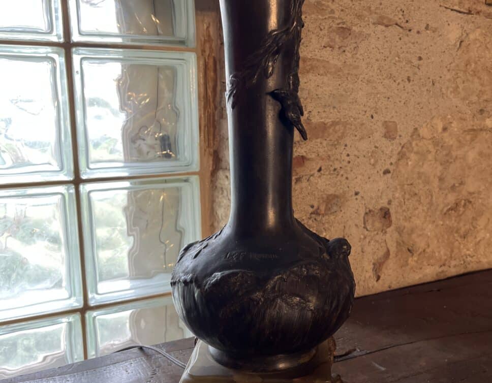 Estimation d’une sculpture L et F Moreau – 2 pieds de lampe